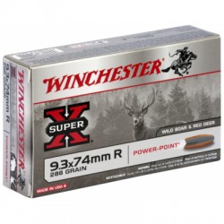 WINCHESTER 9.3x74R WIN POWER POINT 286GR