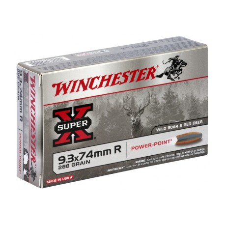 WINCHESTER 9.3x74R WIN POWER POINT 286GR