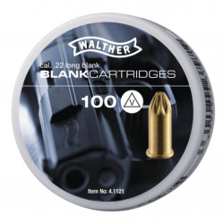 CARTOUCHE À BLANC .22 LONG PAK- WALTHER