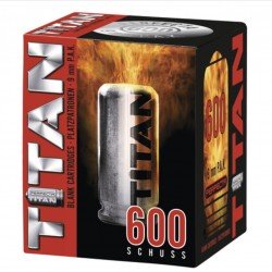 600 CARTOUCHES À BLANC TITAN - PERFECTA