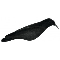 Appelant corbeau 1/2 coque floqué sur tige - FUZYON CHASSE