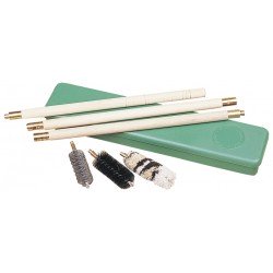 Boîte de nettoyage pour fusil avec baguette en bois MEGALINE - MEGALINE