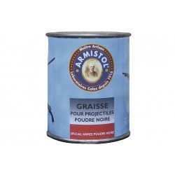 Graisse ARMISTOL PROJECTILES POUDRE NOIRE pot 250ml - ARMISTOL