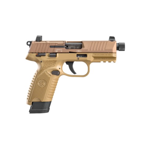 PISTOLET SEMI-AUTOMATIQUE FNH 502 TACTIQUE FDE CALIBRE 22LR