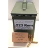 CARTOUCHES GGG CALIBRE 223 REM 55GR CAISSE ACIER X1000