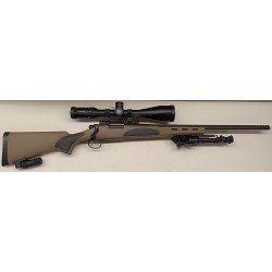 CARABINE A VERROU REMINGTON 700 VTR CALIBRE 308WIN + LUNETTE HAWKE SIDEWINDER 30 SF IR 8-32X56 OCCASION