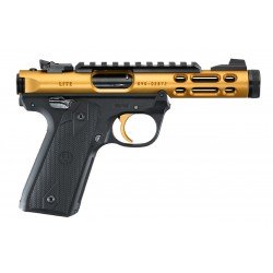 PISTOLET RUGER MARK IV 22/45 LITE CALIBRE 22 LR COLORIS ORANGE