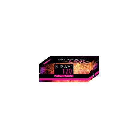 FEU D'ARTIFICE AUTOMATIQUE RUGGIERI BLUENIGHT 120 secondes F2 DISTANCE 55M