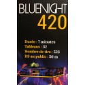 FEU D'ARTIFICE AUTOMATIQUE RUGGIERI BLUENIGHT 420 secondes F3 DISTANCE 55M