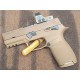 PISTOLET SEMI-AUTOMATIQUE SIG SAUER P320 M18 COYOTE CALIBRE 9X19 + POINT ROUGE SIG SAUER ROMEO 1 OCCASION