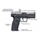 PISTOLET SEMI-AUTOMATIQUE FNH HIPER MRD CALIBRE 9X19